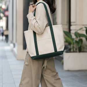 Custom Logo Cotton <b>Canvas</b> Tote <b>Bag</b> Eco Friendly Reusable Shopping <b>Bag</b> Heavy Duty Grocery <b>Bag</b> for Supermarket Wholesale Bulk - Product Image 3