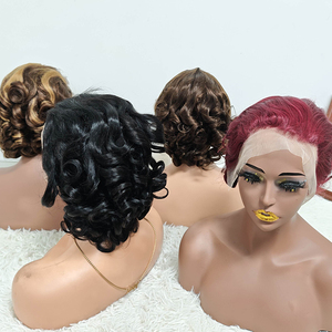 Promotion 26$ Letsfly Perruques Bob Lace Frontal 13x4 à Ondulations Souples 10-16 Pouces Pré-épilées Ligne de Cheveux Naturelle Cheveux Humains Vente en Gros - Product Image 5