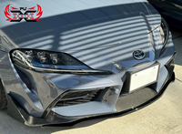 Lèvre avant en fibre de carbone pour Toyota GR Supra A90 A91 Mk5, lèvre de pare-chocs avant, kit carrosserie, accessoires de voiture