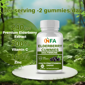Baisse du prix de la vitamine C Gummies Suppléments Gummies de sureau Aide à donner un soutien immunitaire naturel 15 jours d'approvisionnement - Product Image 3
