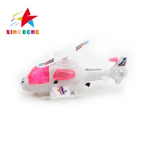 Avión de juguete de plástico con luz, cápsula de avión de plástico, línea de tracción pequeña - Product Image 3