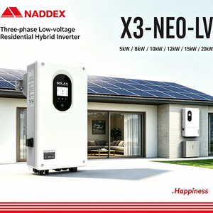<span class=keywords><strong>Inversor</strong></span> Híbrido Residencial Trifásico de Baja Tensión X3-NEO-LV <span class=keywords><strong>5kW</strong></span>/8kW/10kW/12kW/15kW/20kW SOLAX, <span class=keywords><strong>Inversor</strong></span> Solar de 48V 98% de Eficiencia, Precio de Fábrica - Product Image 1