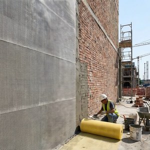 Cinta de Malla de Fibra de Vidrio Autoadhesiva de 80gsm 90gsm para Paredes, Resistente a los Álcalis, 5x5 160g para EIFS - Product Image 5