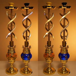Set de Narguile Árabe, Shisha de Aleación de Aluminio, Narguile de Viaje, Narguile sin Carbón - Product Image 2