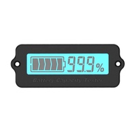 Indikator Kapasitas Baterai LY6N 12V 24V Asam Timbal LiPo Layar LCD Pengukur Kapasitas Baterai Detektor Daya Tester Digital Voltmeter