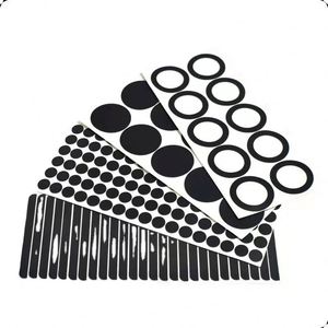 OEM Molded Eva Thin Flat square Rectangle Flat <b>Rubber</b> Adhesive Gasket - Product Image 1