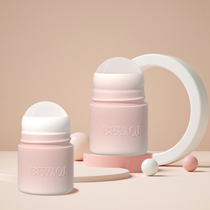 Wholesale 50ml refillable empty round roller ball bottle,PP plastic roll on deodorant bottle,personalized perfume bottle roll on