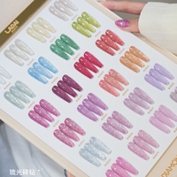 ZRKGEL Ladai 24 Couleurs Gel à Ongles Scintillant Effet Diamant Lumineux TPO Sans HEMA Soak Off UV Gel pour Vente en Gros Gel Disco