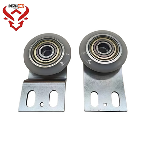 Rodillo colgante de puerta QKS9 nuevo para elevador <span class=keywords><strong>Schindler</strong></span>, polea colgante de soporte recto y curvo para puerta de planta y puerta de cabina - Product Image 1