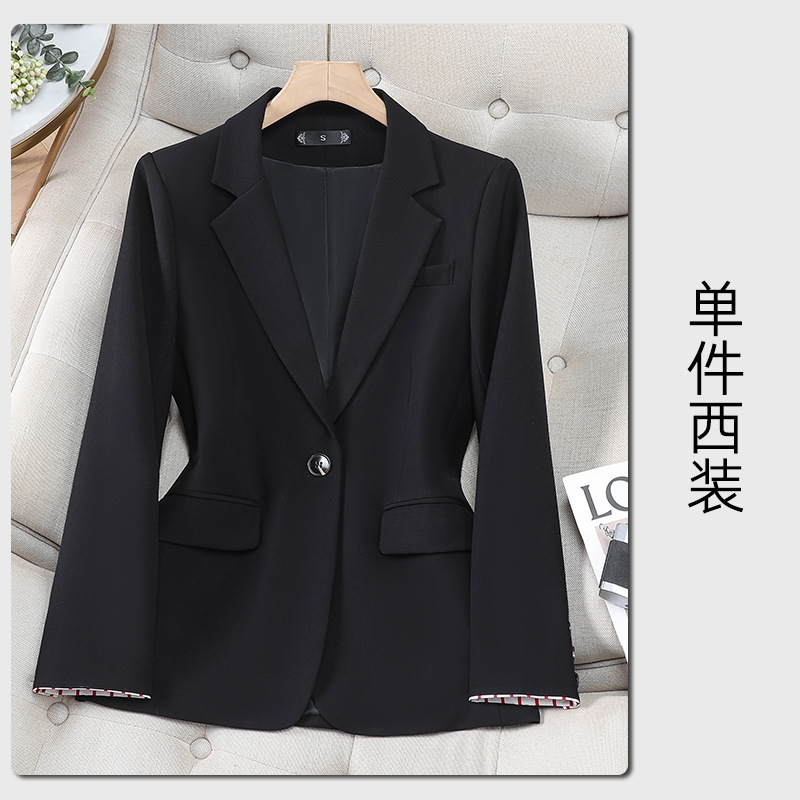 black suit