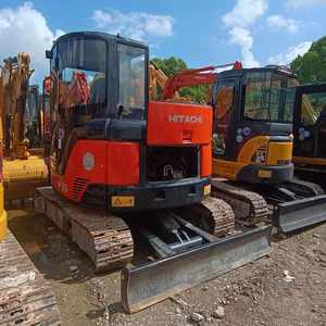 Mini-excavatrice Hitachi ZX55 d'occasion du Japon, 5 tonnes, moteur Yanmar, boîte de vitesses PLC, hydraulique, stabilité excellente, état impeccable - Product Image 5