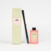 Diffuseur d'ambiance en verre Rainbow Amber, coffret de diffuseur de parfum d'intérieur, senteur naturelle, décoration
