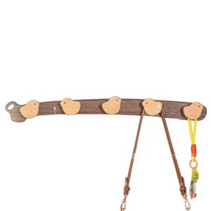 Wall Mounted Solid <b>Wood</b> <b>Coat</b> Rack Animal Shape No Drill Easy Install Entryway <b>Hook</b> - Product Image 5