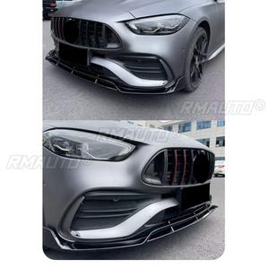 Difusor de parachoques delantero para coche, alerón negro brillante, pieza de modificación para Mercedes Benz Clase C W206 2022+, accesorios para coche - Product Image 6