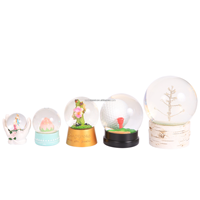 Globe à neige en verre sur base en résine, dôme à neige, balle de golf sur tee, logo personnalisé, souvenir de golf, cadeau sportif