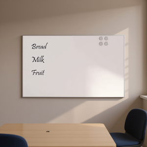 Pizarra Magnética de Vidrio Templado de 39.4x23.6 Pulgadas, Pizarra Blanca para Montar en la Pared, para Uso en Oficina y Escuela - Product Image 2