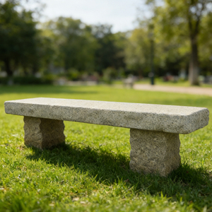 Meubles de jardin, chaises pour la maison, la cour et l'école, bancs et tabourets modernes en pierre de granit naturelle sculptée, bancs de paysage - Product Image 1