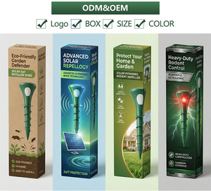 Répulsif électronique souterrain contre les rongeurs et les serpents 	 Répulsif solaire contre les taupes - Product Image 6