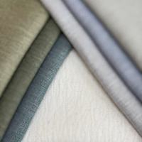 Tissu d'ameublement en polyester pour la maison, tissu de lin pour canapé, matériau en polyester et lin