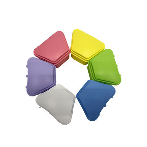 Caja de almacenamiento para retenedores dentales, forma poligonal, a prueba de polvo, para uso doméstico de aparatos de ortodoncia - Product Image 4