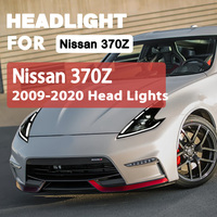 Feux avant LED modifiés pour Nissan 370Z Z34 09-20, projecteurs à feux diurnes dynamiques, pièces de tuning auto