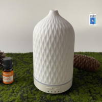 Humidificateur d'air et diffuseur d'arômes sans fil en céramique, rechargeable par USB, 130 ml, à ultrasons, pour la maison, le plus vendu