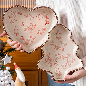 Assiette <span class=keywords><strong>en</strong></span> <span class=keywords><strong>forme</strong></span> <span class=keywords><strong>de</strong></span> cœur et assiettes <span class=keywords><strong>de</strong></span> restaurant, <span class=keywords><strong>vaisselle</strong></span> <span class=keywords><strong>en</strong></span> céramique pour restaurant - Product Image 3