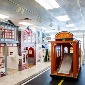 Nouveau château vilain pour enfants jeu de rôle doux jeu de rôle semblant <span class=keywords><strong>Village</strong></span> interactif ville <span class=keywords><strong>parc</strong></span> d'attractions personnalisé centre de jeux intérieur - Product Image 5