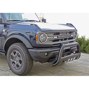 แท่งเหล็กสแตนเลสสำหรับรถ Ford bronco ขนาด4x4นิ้ว2023 20212022กันชนหน้า4ประตู2ประตูอุปกรณ์ปรับแต่งอัตโนมัติ