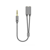 3.5mm Audio Splitter Y Jack 1 Mâle à 2 Femelle M/F Stéréo Écouteur Connecteur Adaptateur Microphone Casque Câble D'extension