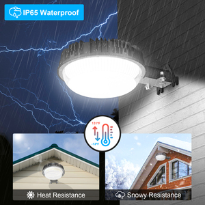โคมไฟติดผนัง LED กลางแจ้ง IP65 กันน้ำ อลูมิเนียมอัลลอยด์ ไฟสวน ไฟถนน LED BARN LIGHT 50W 5000K 100-277VAC โฟโตเซลล์ - Product Image 1
