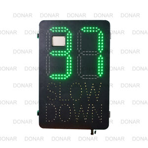 Sensor de Velocidad por Radar Doppler Inteligente con Pantalla LED de 18 Pulgadas, Marca DONAR, para Seguridad Vial - Product Image 2