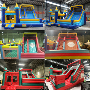Château Gonflable Combiné de Chine avec Toboggan et Zone de Saut - Product Image 3