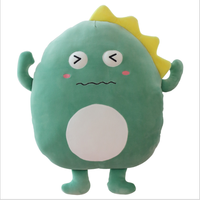 Petit animal en peluche porte-clés monstre en peluche oreiller mignon câlin cookie monstre en peluche personnalisé bleu peluche monstre