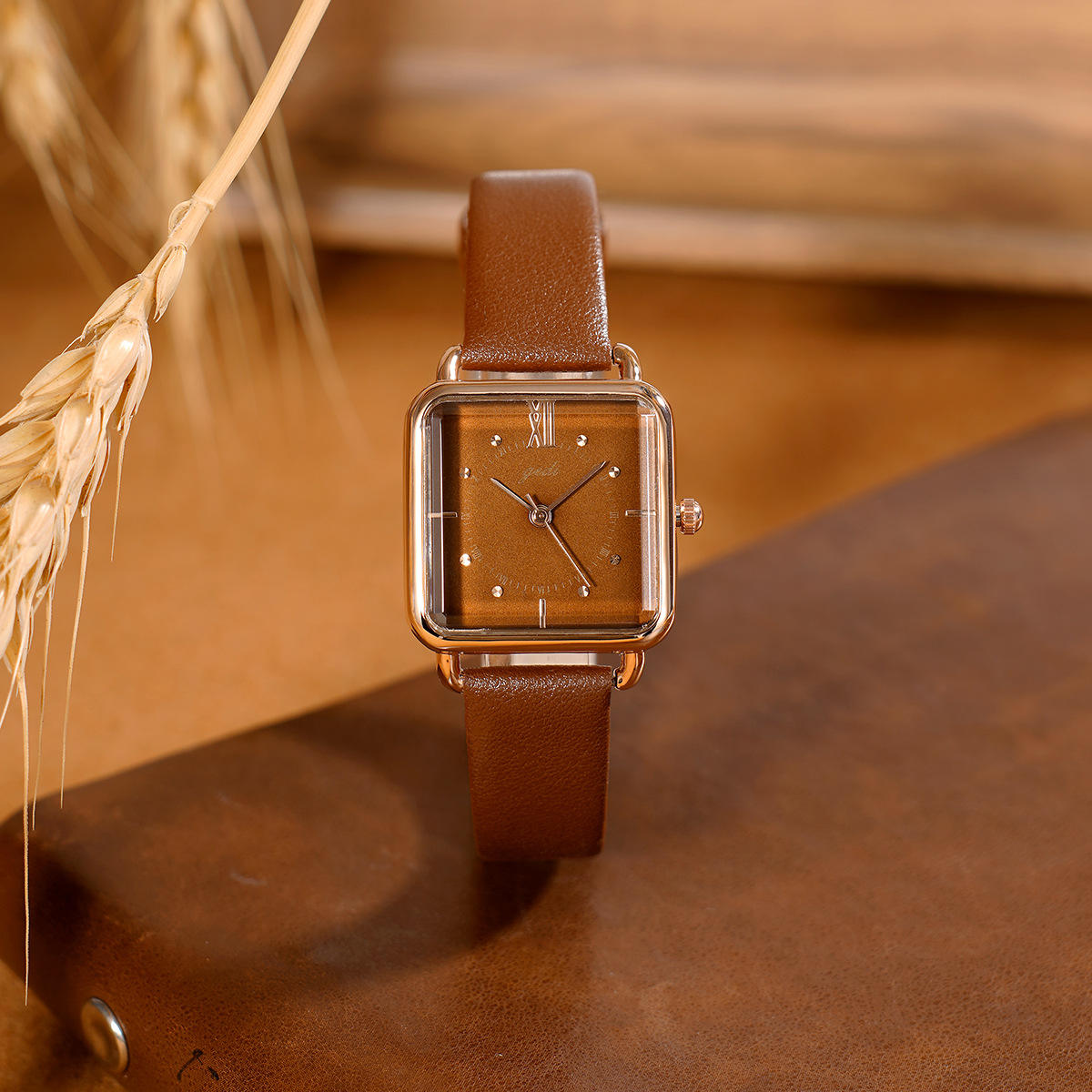 สีน้ำตาล