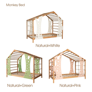 บ้านไม้เล่นในร่มสไตล์มอนเตสซอรี่ สำหรับห้องนอนและห้องนั่งเล่น เหมาะสำหรับเด็กวัยเตาะแตะ - Product Image 3