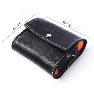 Organizador de pastillas semanal de 7 días Caja de viaje de vitaminas Recordatorio diario con bolsa de PU - Product Image 3