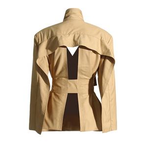 OUDINA 2023 automne nouveau navettage goutte épaule ceinture taille costume vestes mi-longueur mince <span class=keywords><strong>Blazer</strong></span> femmes - Product Image 3