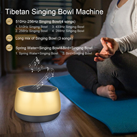 Nouvelle machine à bol chantant tibétain électronique IBN, 9 tons sonores, fonction de minuterie et de mémoire, bronze doré pour le yoga, la méditation et la pleine conscience