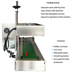 Máquina Automática de Sellado de Botellas con Lámina de Aluminio, Selladora por Inducción para Bebidas, Selladora por Inducción de Bolsas y Envases - Product Image 3