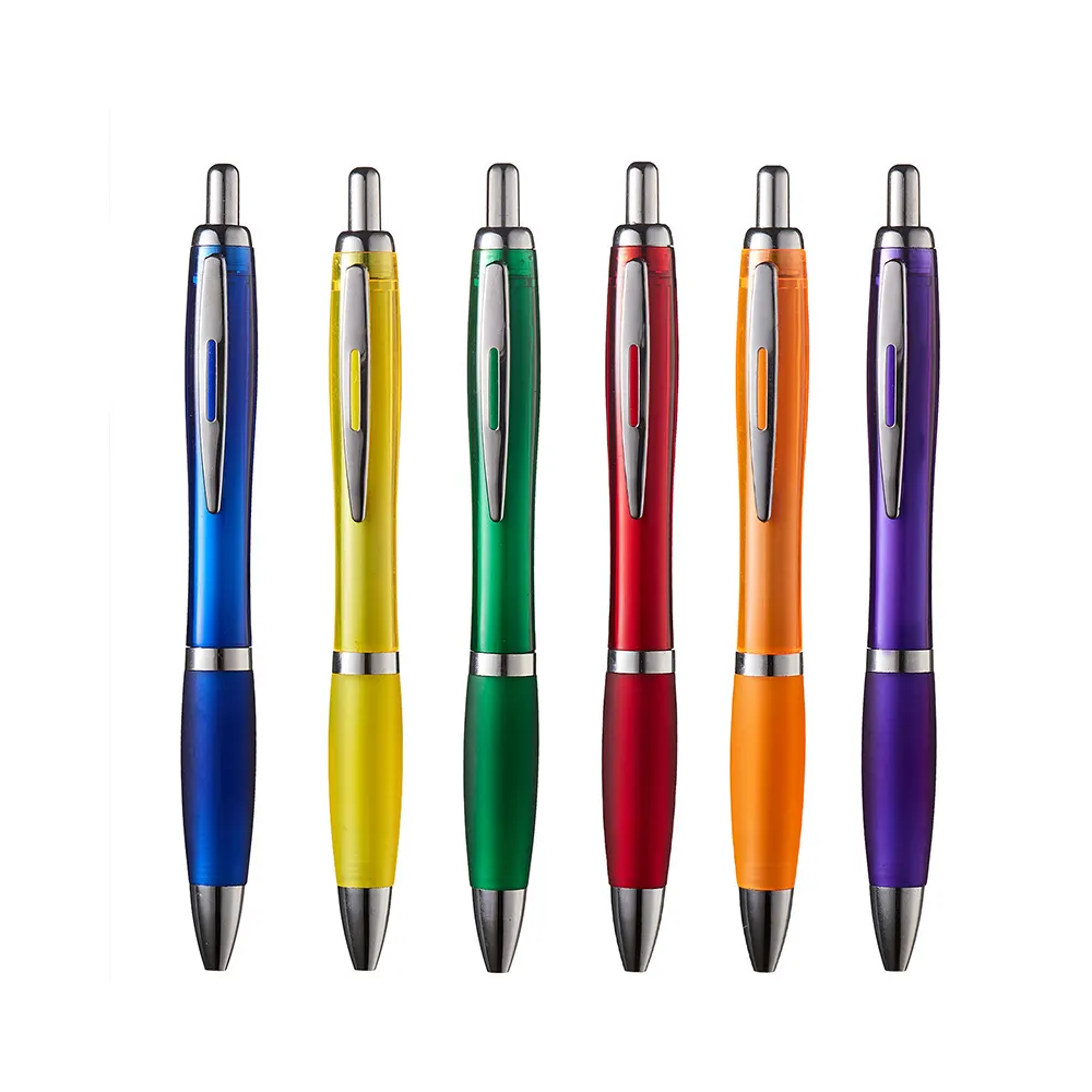 Hadiah Promosi pena lampu Led pulpen pena pencahayaan Logo logam tas grosir bisnis pesta pernikahan pelatihan EL23135