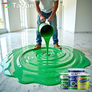 Venda quente Epoxy Colorido Sand Floor Paint Direct Factory Heavy Duty Anti Slip Seamless Revestimento para Garagem e Pisos de Estacionamento - Product Image 2