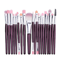 Haute qualité De Brochas Para Maquillaje 20 pièces pinceaux cosmétiques outil yeux et fond de teint brosse maquillage professionnel ensemble de pinceaux