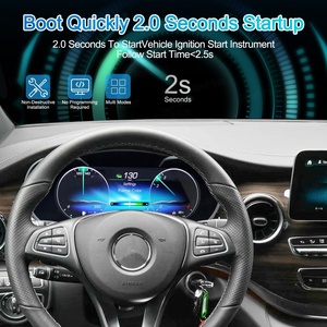 Navihua LCD Dashboard Virtual Cockpit <b>Car</b> Multimedia Player Odometer Screen Carplay <b>for</b> Mercedes Benz V Class W447 2016-2019 - Product Image 6