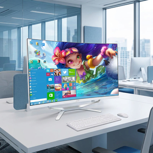 <span class=keywords><strong>PC</strong></span> Todo en Uno de Alto Rendimiento para Juegos, Pantalla Curva de 27 Pulgadas y 1080P, Computadora Monobloque de Escritorio OEM Todo en Uno - Product Image 1