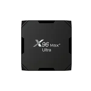 Kotak Tv Android Chip X96 Max Plus Ultra S905x4 11 8K Dual Wifi Ott Tv Box 4GB 32GB 64GB dengan Facebook Harga Grosir