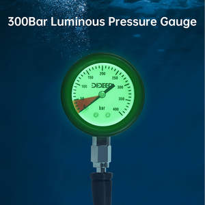 Manómetro de Buceo de Alta Presión SPG Hotdive, 350 Bar, Material Trenzado Negro, Equipo de Buceo para Deportes Acuáticos - Product Image 6