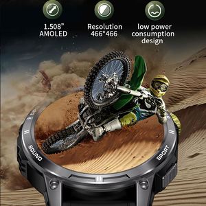 NX18 Pro สมาร์ทวอชพร้อม IP68บอกตำแหน่ง GPS กันน้ำ relojes 400mAh แบตเตอรี่นาฬิกาอัจฉริยะหน้าจอ AMOLED 2024 - Product Image 3