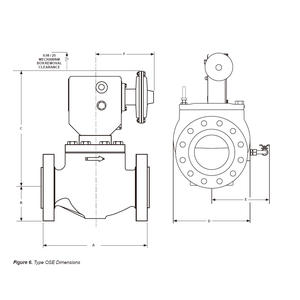 FISHER OSE, reguladores de presión de entrada superior de alta temperatura, válvula de cierre brusco para cortar la sobrepresión o subpresión del flujo de <span class=keywords><strong>gas</strong></span> - Product Image 5