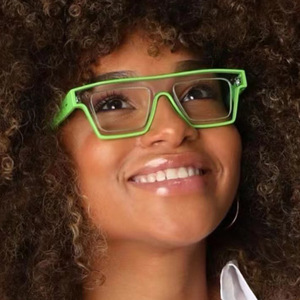 <span class=keywords><strong>ADE</strong></span> Wu แว่นตาออพติคอล TR90เจลลี่ KDD5202ใสกรอบสี่เหลี่ยมสองสีใสแว่นตาคอมพิวเตอร์กันแสงสีฟ้า - Product Image 3